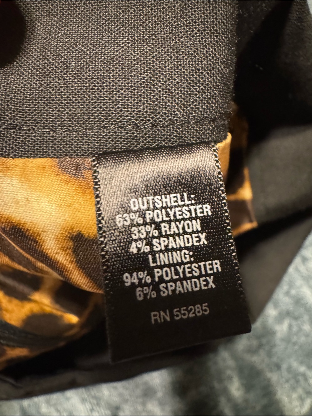 Express Black and Brown Two-Tone Bomber Jacket